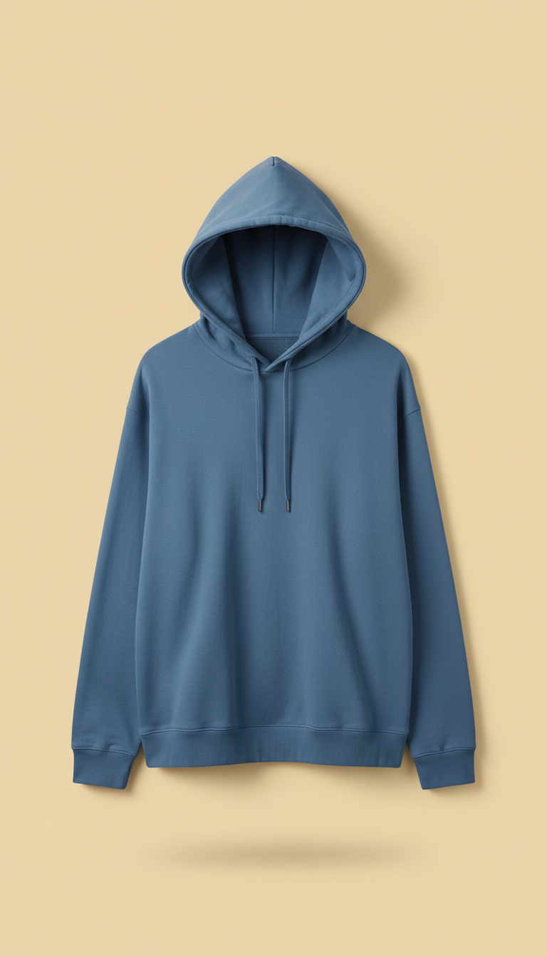 Surf Blue relaxed-fit hoodie